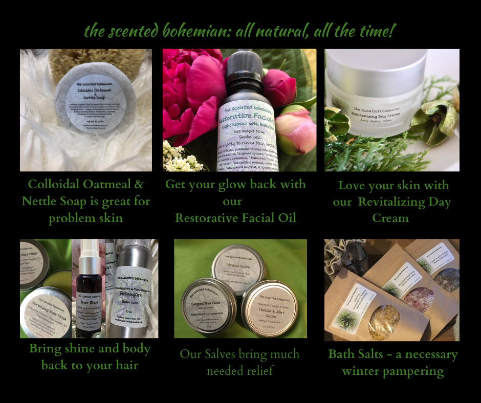 the scented bohemian's Personal Care Products, November 27, 2020