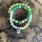 Light Jade & Aventurine with Sterling Silver Accents