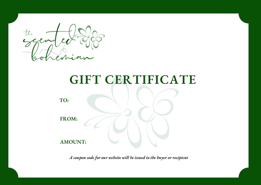 the scented bohemian Gift Card